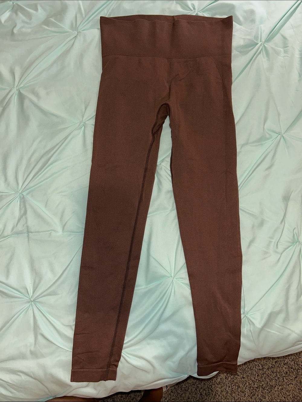(FREE when bundled) Scrunched brown leggings